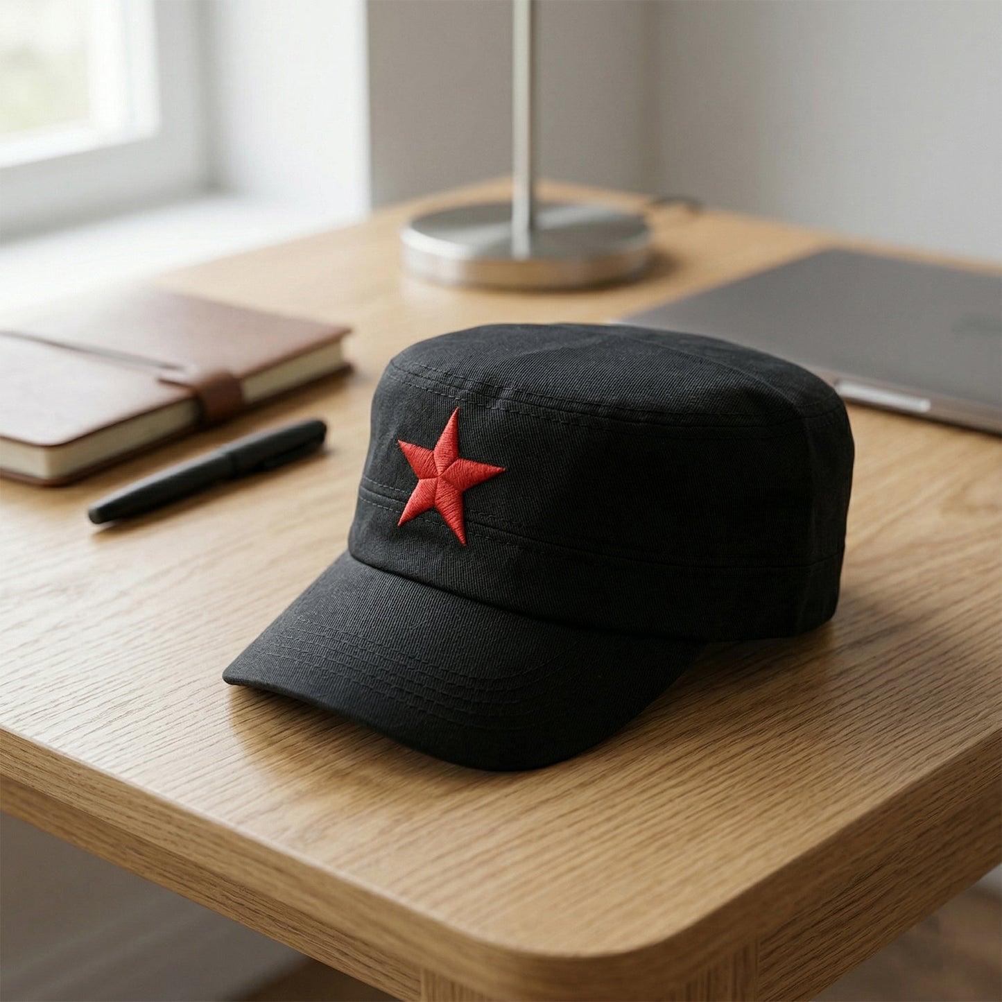 Classic Military Style Red Star Cap (1 Pc)