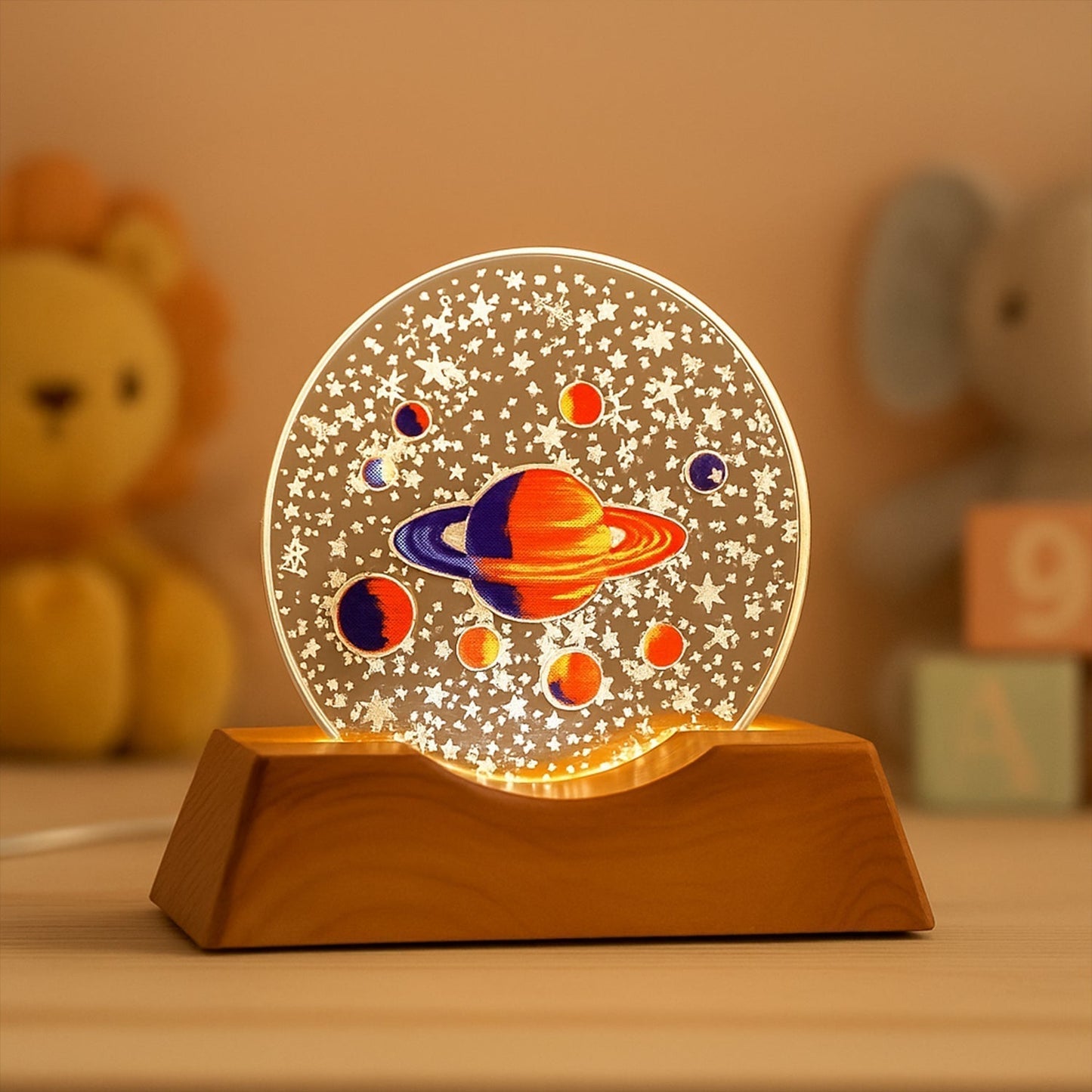 3D Creative Visualization Lamp â€“ LED Night Ligh (1 Pc)