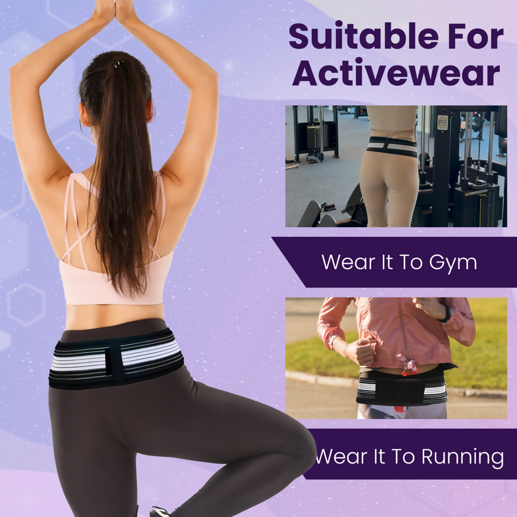 Adjustable Large Size Hip Support Belt for Back & SI Joint Relief