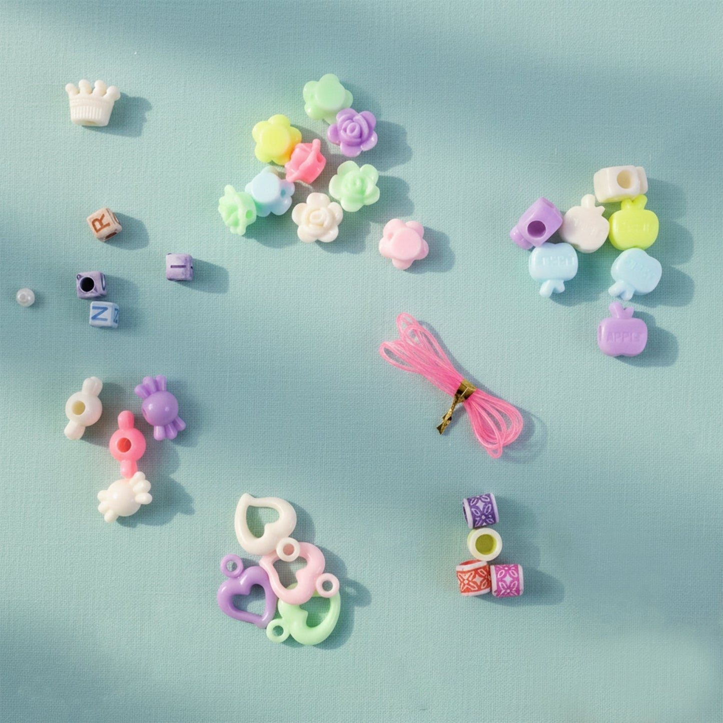 DIY Kids Creative Beads Jewellery Making Kit (1 Set)
