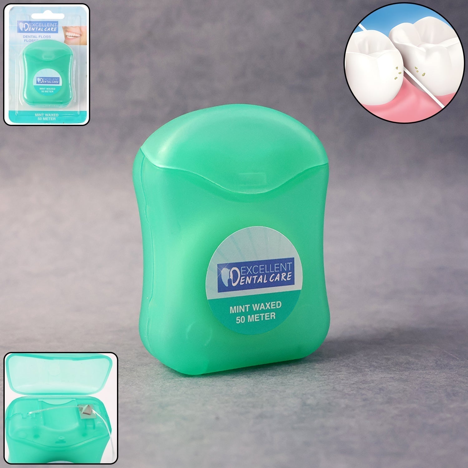 Mint Waxed Dental Floss â€“ (50 Meter )