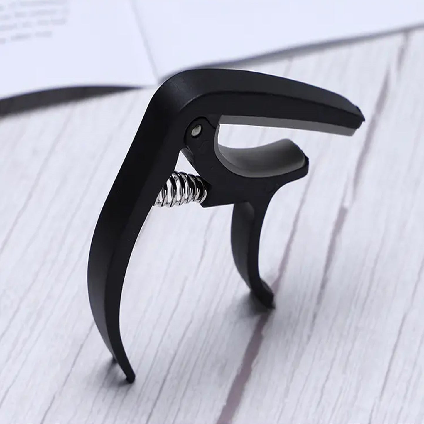 Guitar Capo with Pickup Stand â€“ Soft Capo for Acoustic & Electric Instruments