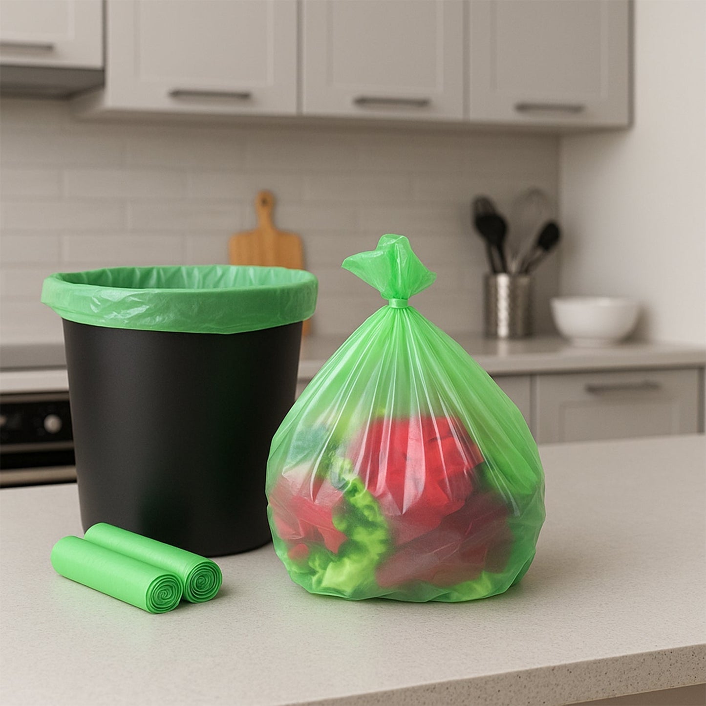 Heavy-Duty Garbage Bags - 55 Ã— 40 cm (4 Pc / Set)