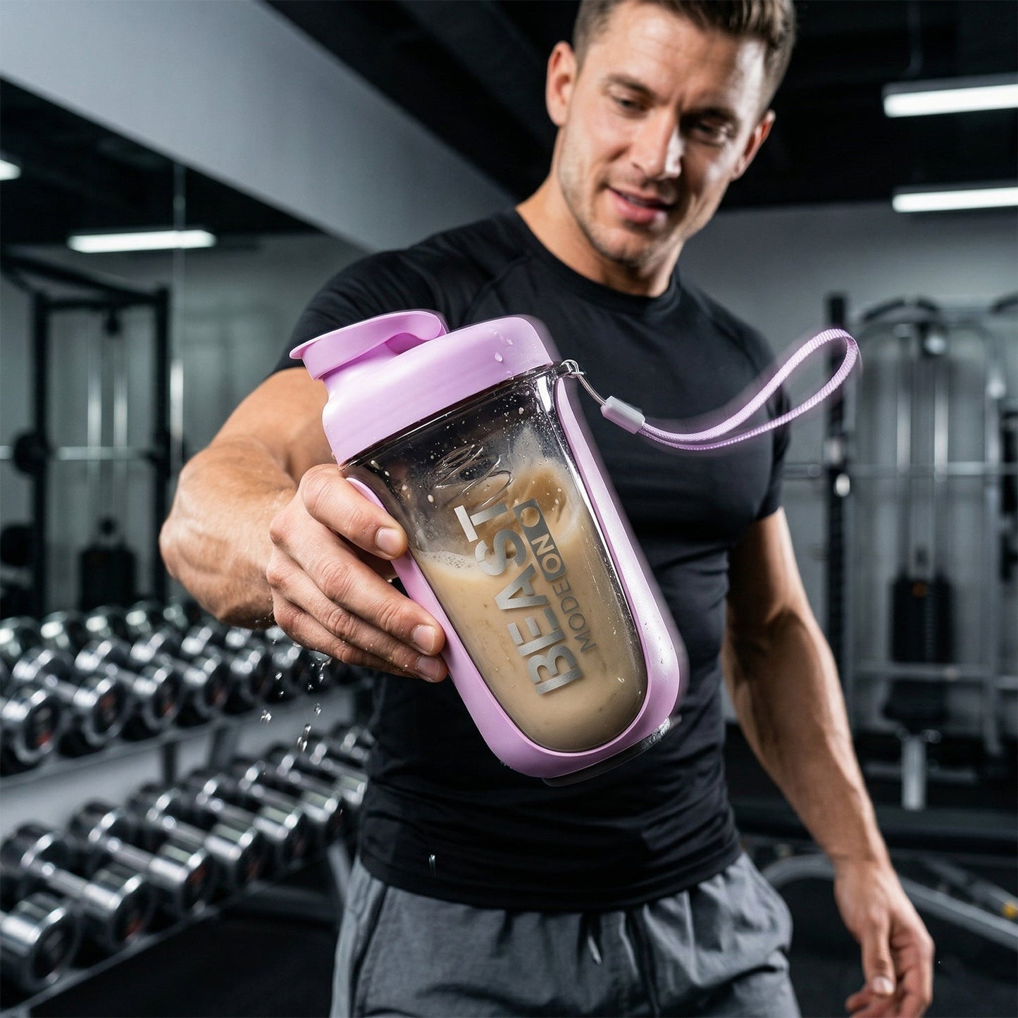 Premium Leak Proof Gym Shaker Bottle 500 ML Approx