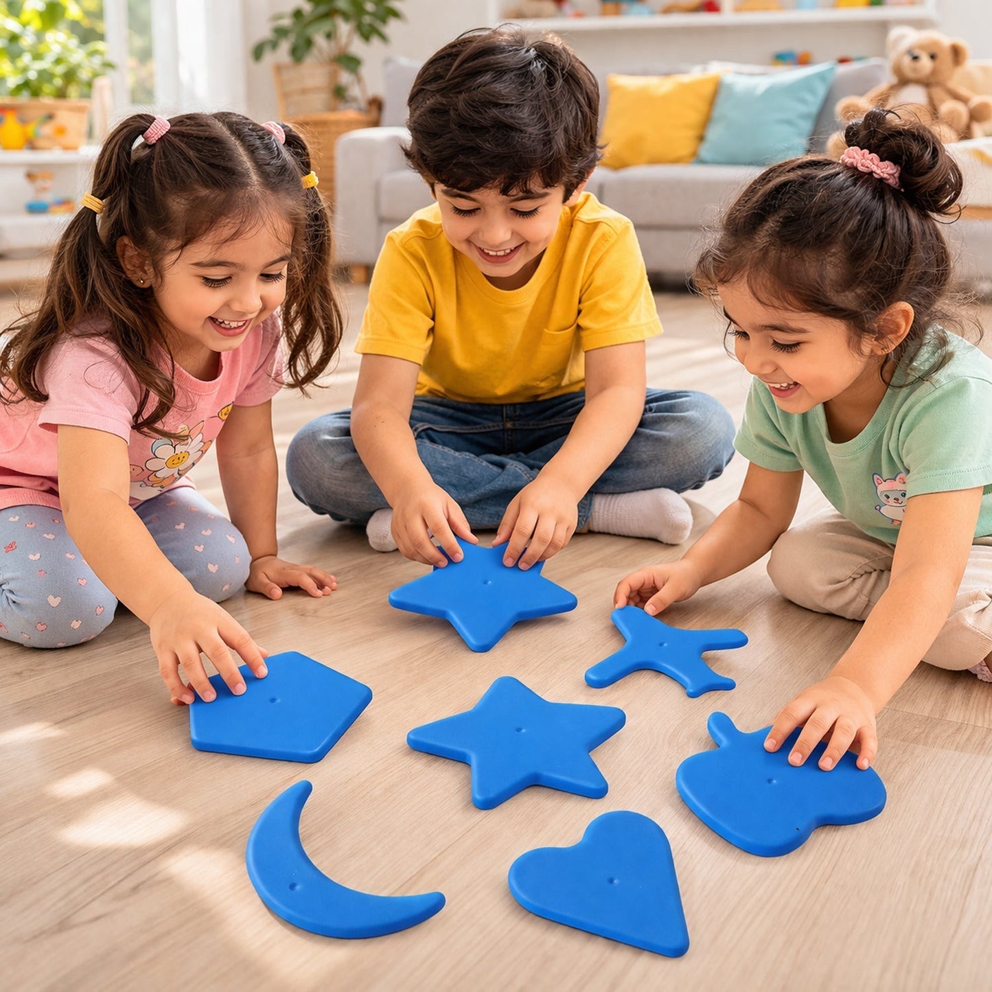 Kids Learning Shape Puzzle Toy Set (6 Pc)