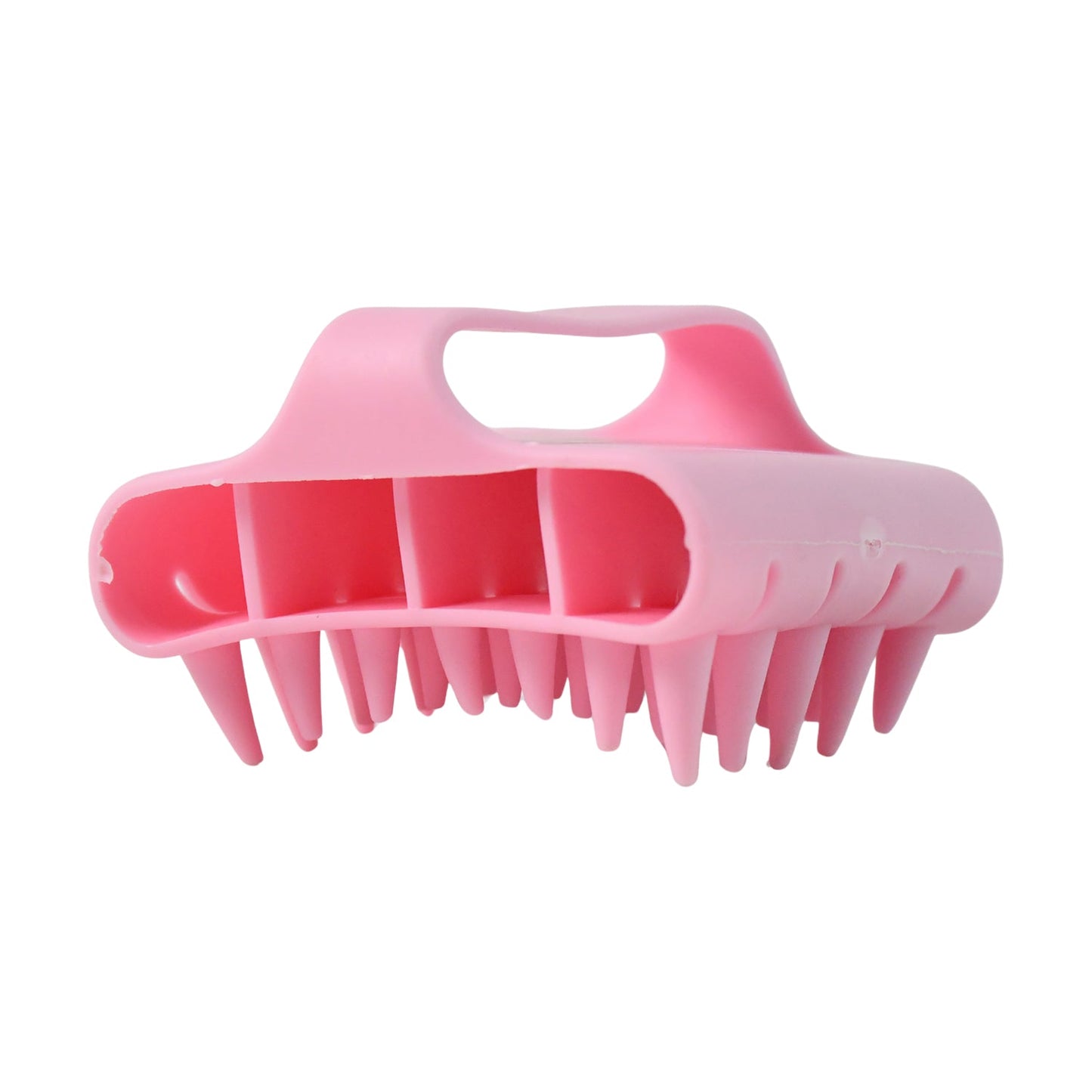 Scalp Massager Shampoo Brush Soft Silicone Hair Washing Comb with Handle