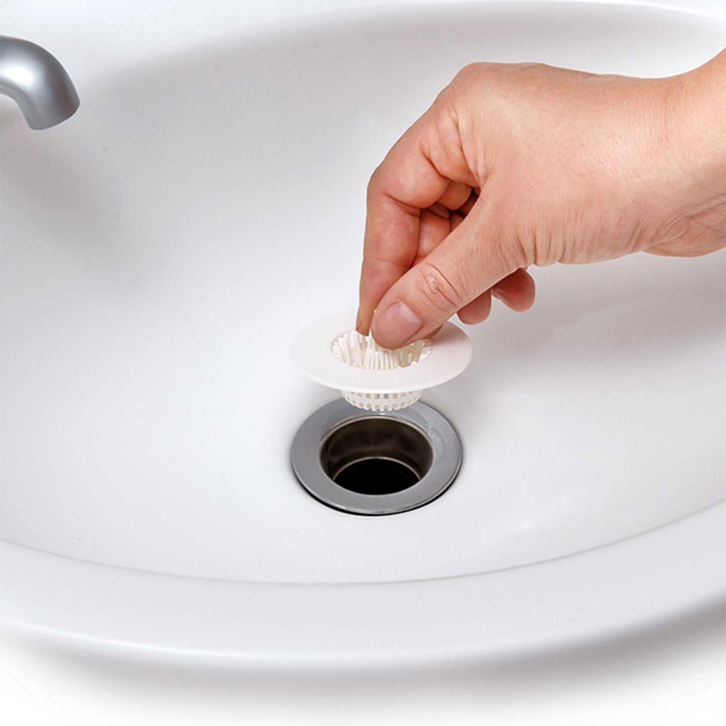 5 Pcs Multipurpose Sink Drain Hair Catcher & Strainer Filter (30~45 mm)