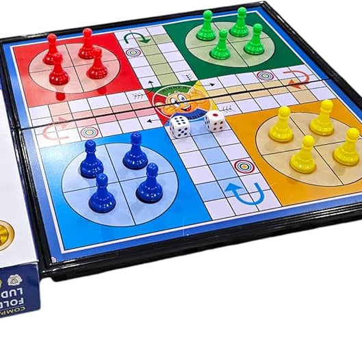 Magnetic Ludo Game Board Portable Travel Game for Kids & Family