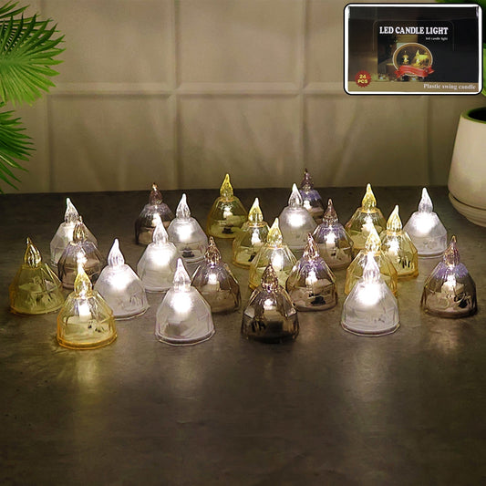 Premium 24 Piece LED Candle Lights Set â€“ Flameless Decorative Tealight Candles