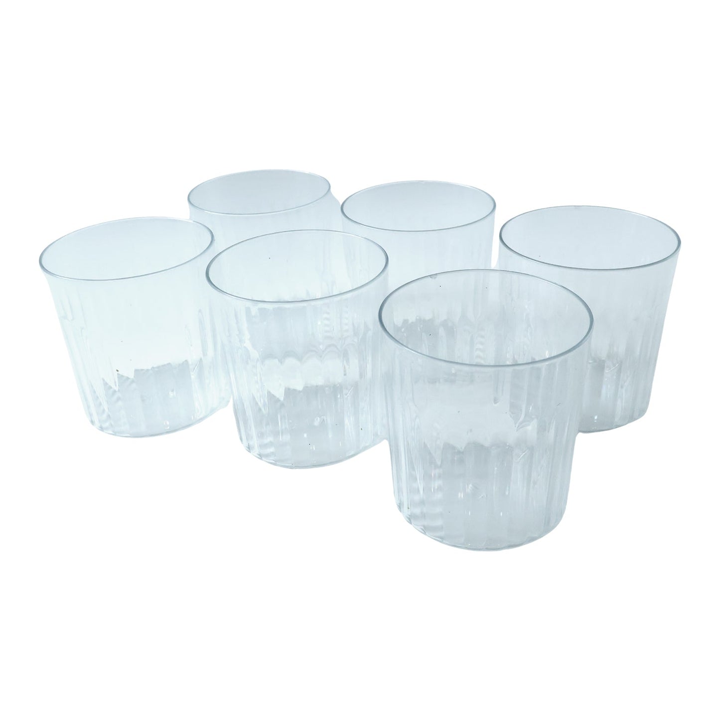 Premium Transparent Drinking Glass Set (6 Pc Set, 300 ML Approx)