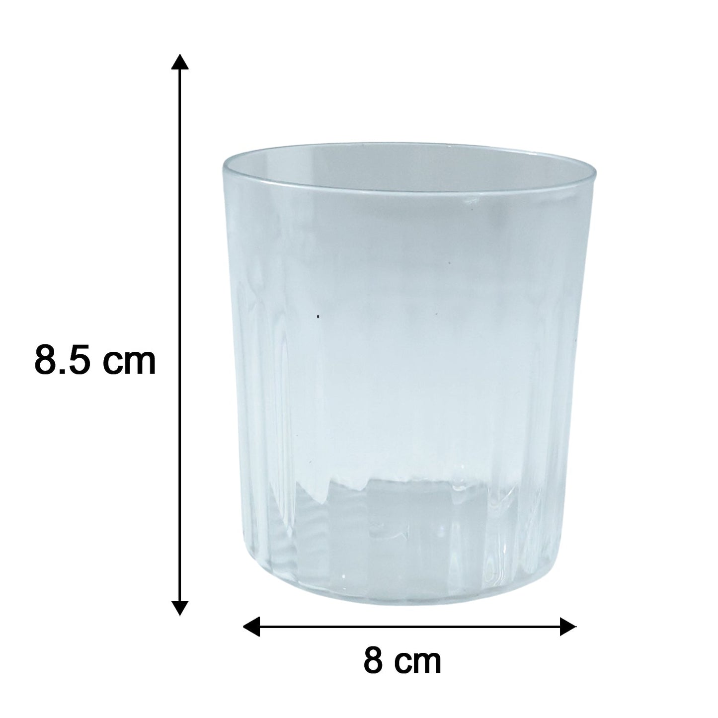 Premium Transparent Drinking Glass Set (6 Pc Set, 300 ML Approx)