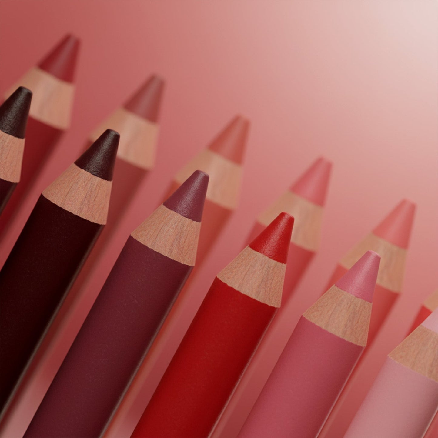 Matte Lipstick Pencil (Set of 12 Pc)