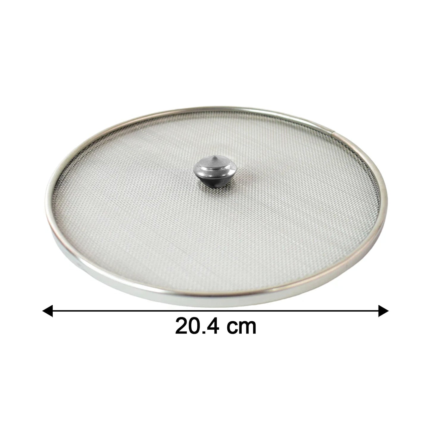 Stainless Steel Fine Mesh Food Net Cover Lid â€“ 8 Inch