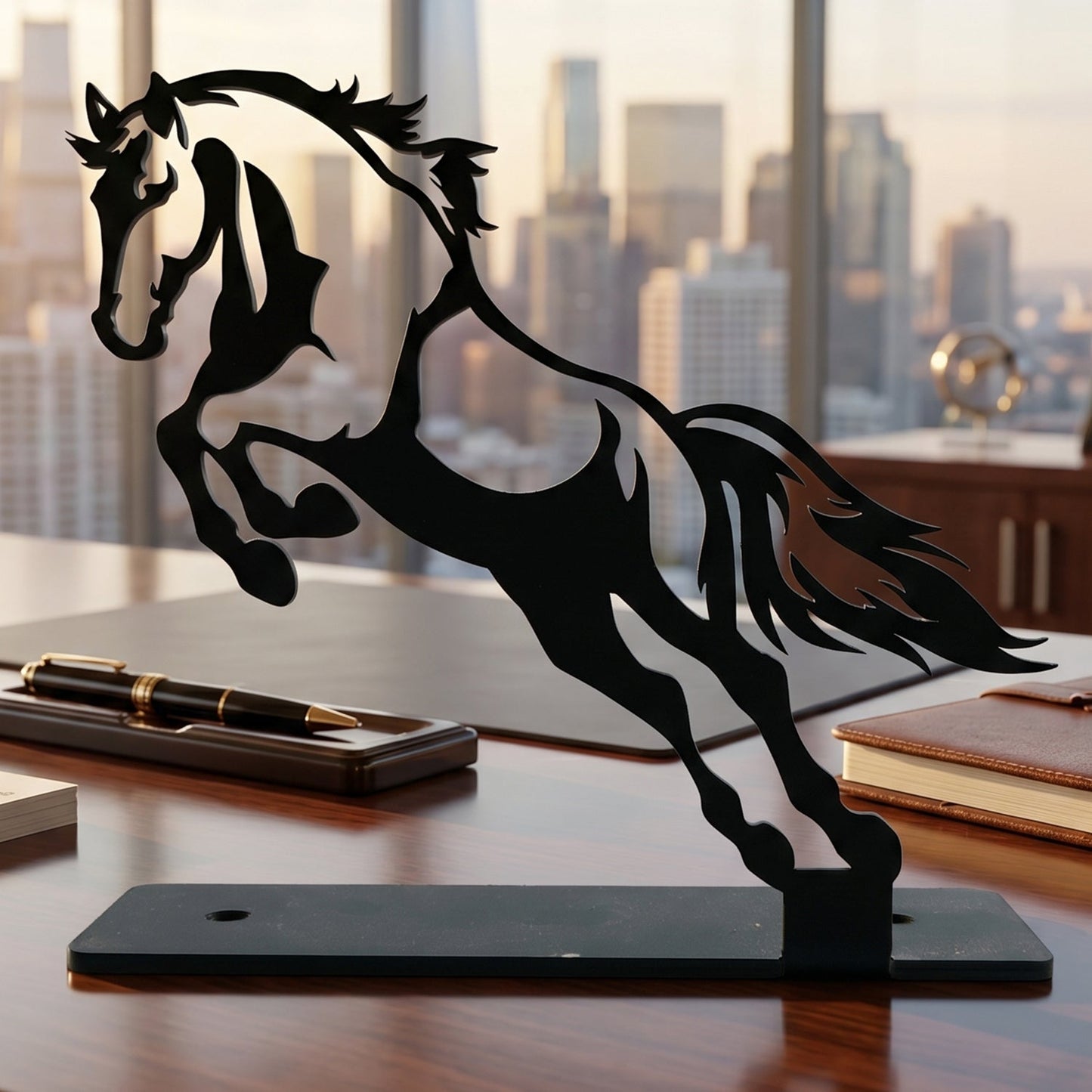 Premium Metal Horse Sculpture Table Décor (1 Pc)