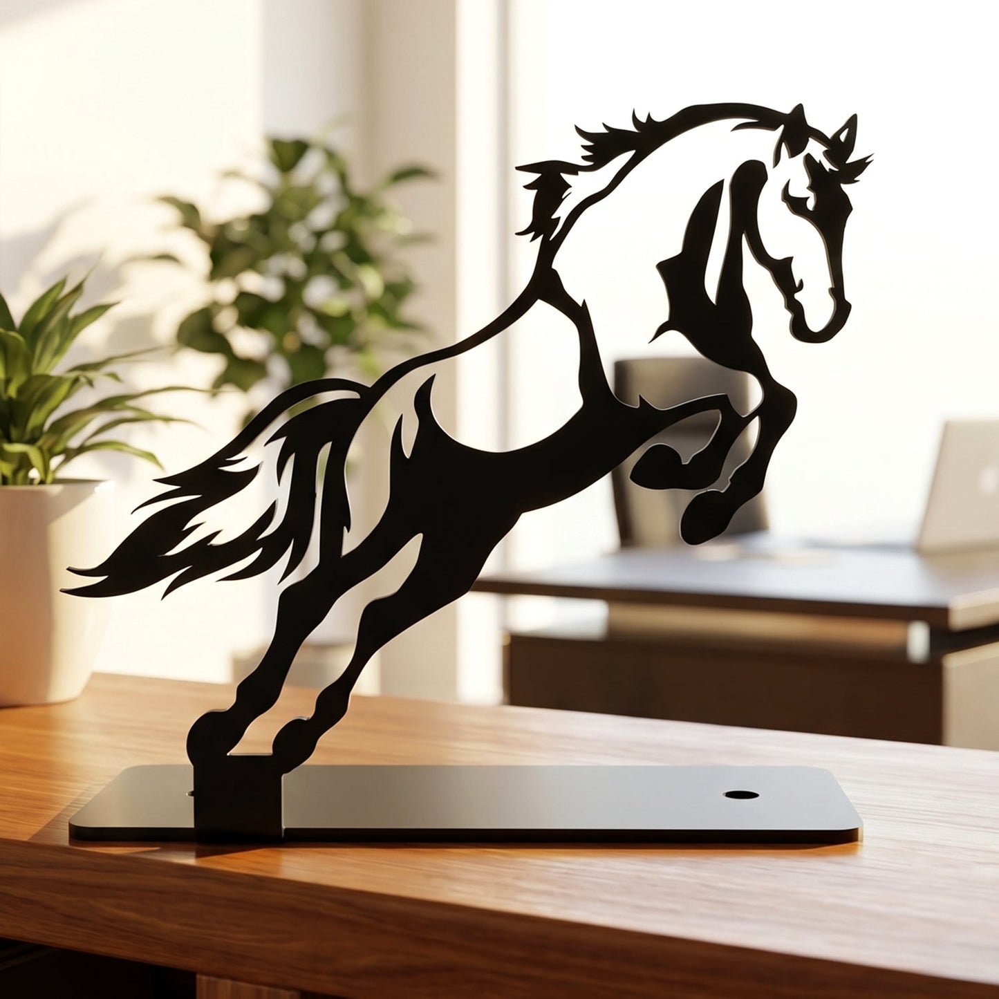 Premium Metal Horse Sculpture Table Décor (1 Pc)