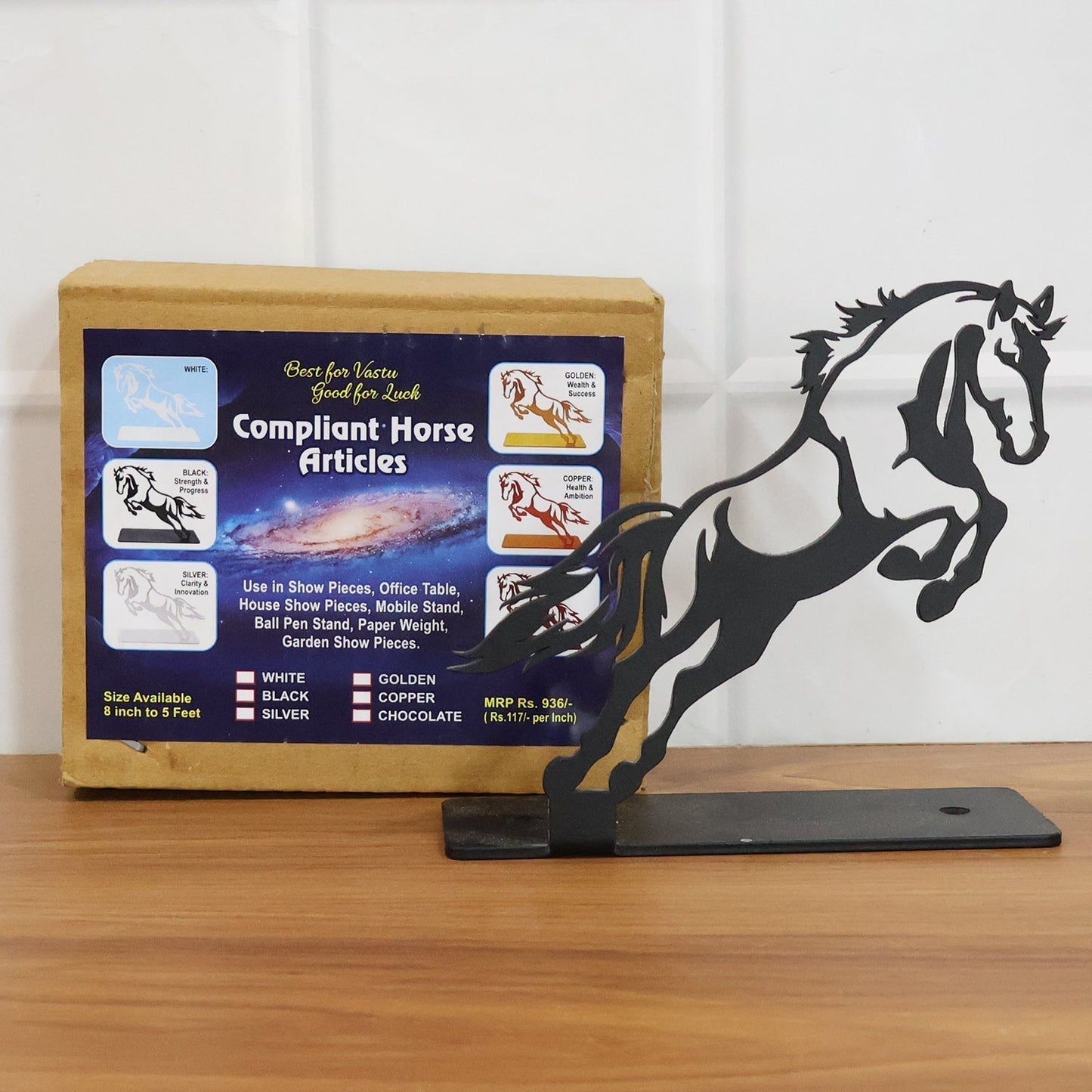 Premium Metal Horse Sculpture Table Décor (1 Pc)