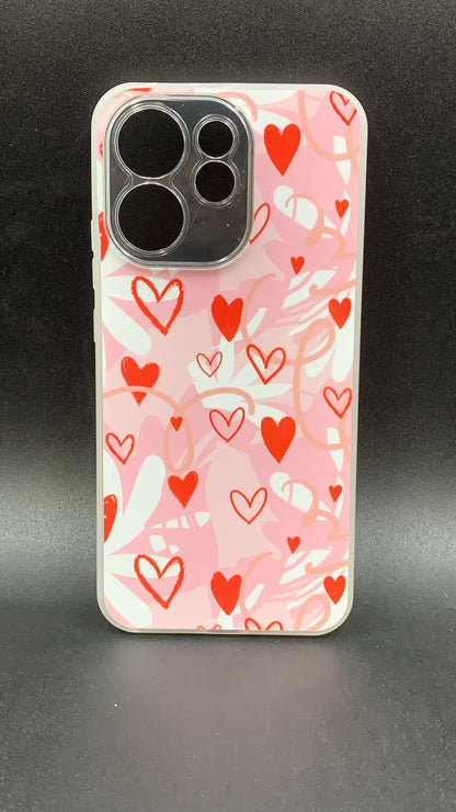 Leopard & Bow Luxury Case with Beaded Charm for Vivo, Samsung, Oppo & more.