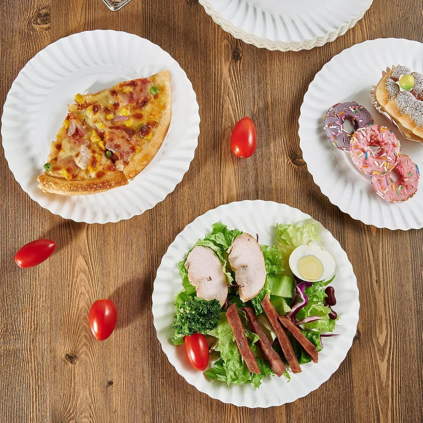 Freshee 9 Inch Round Compostable Paper Plate â€“ 25 Pcs Pack