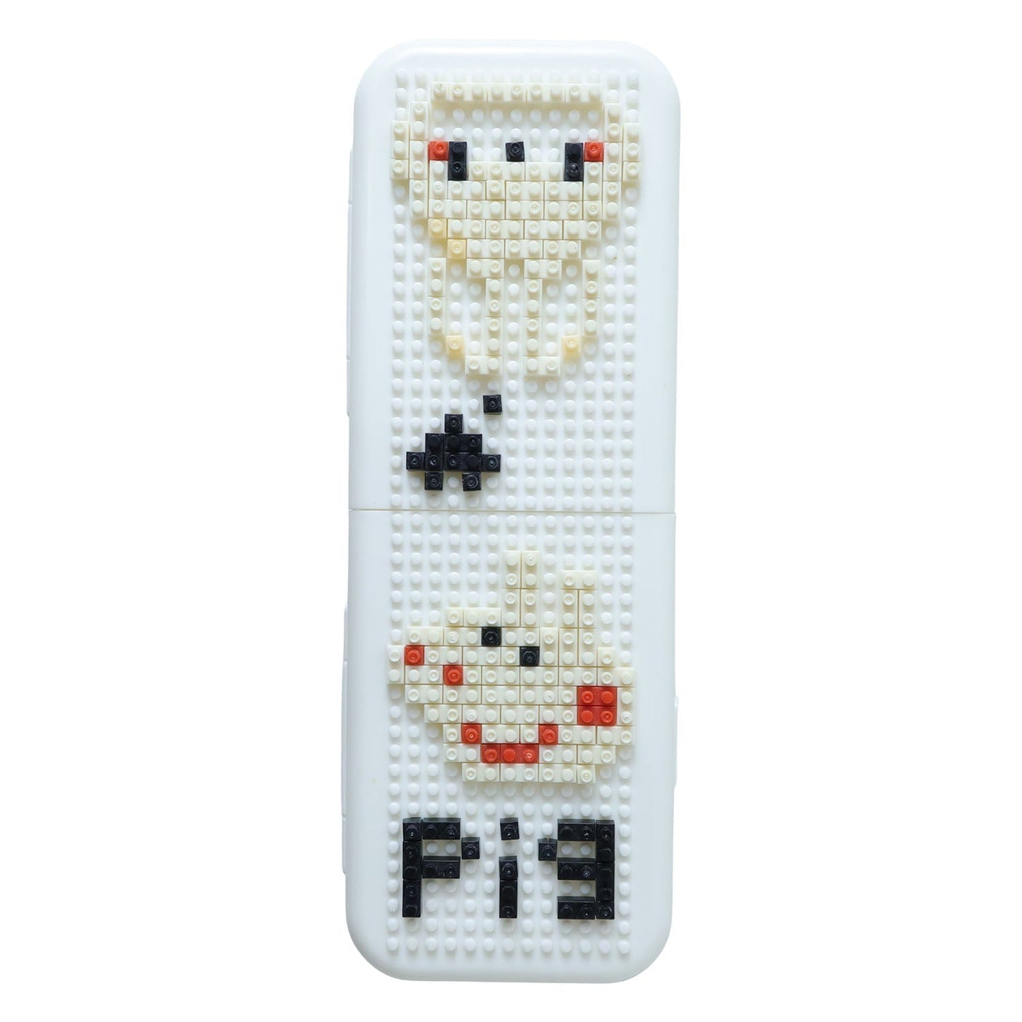 Decorative Pixel Art Style Desk Pen Holder (1 Pc)