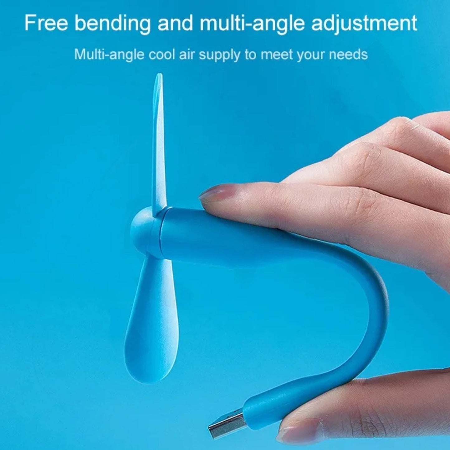 Portable USB Mini Flexible Fan (1 Pc)
