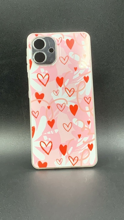 Leopard & Bow Luxury Case with Beaded Charm for Vivo, Samsung, Oppo & more.