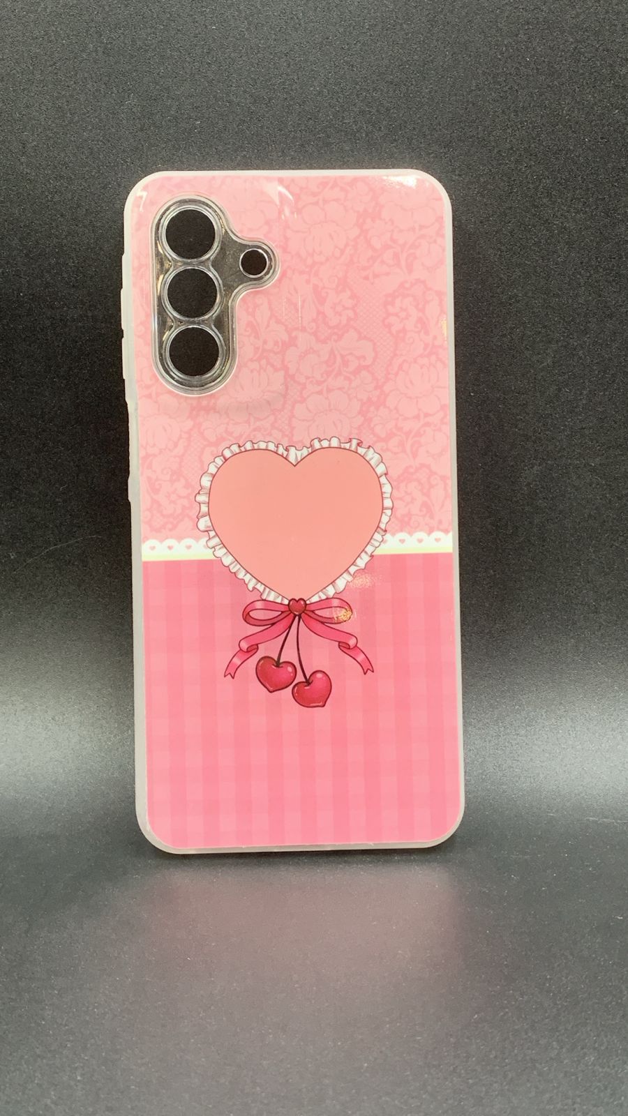 Leopard & Bow Luxury Case with Beaded Charm for Vivo, Samsung, Oppo & more.
