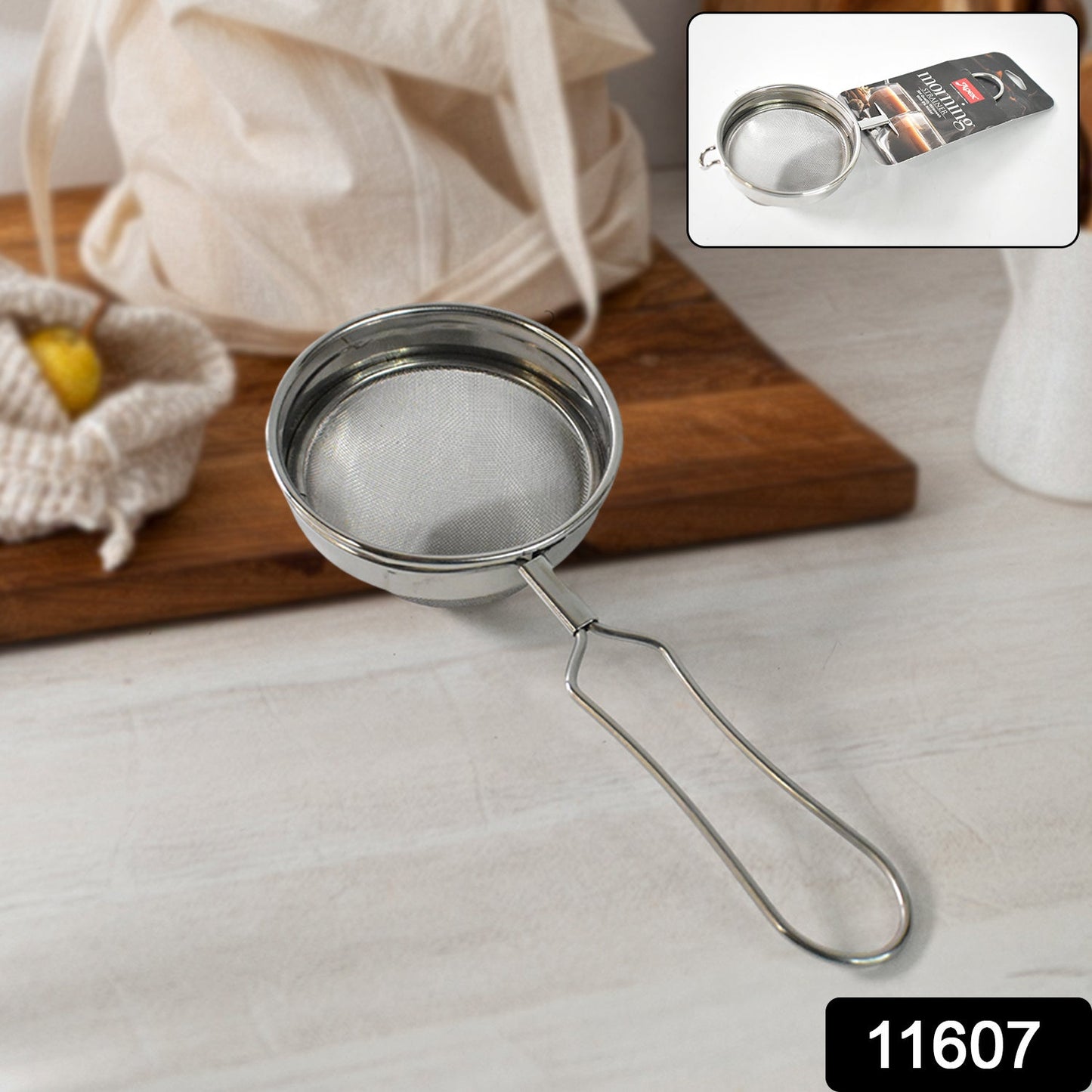 Apex Morning Stainless Steel Tea and Coffee Strainer