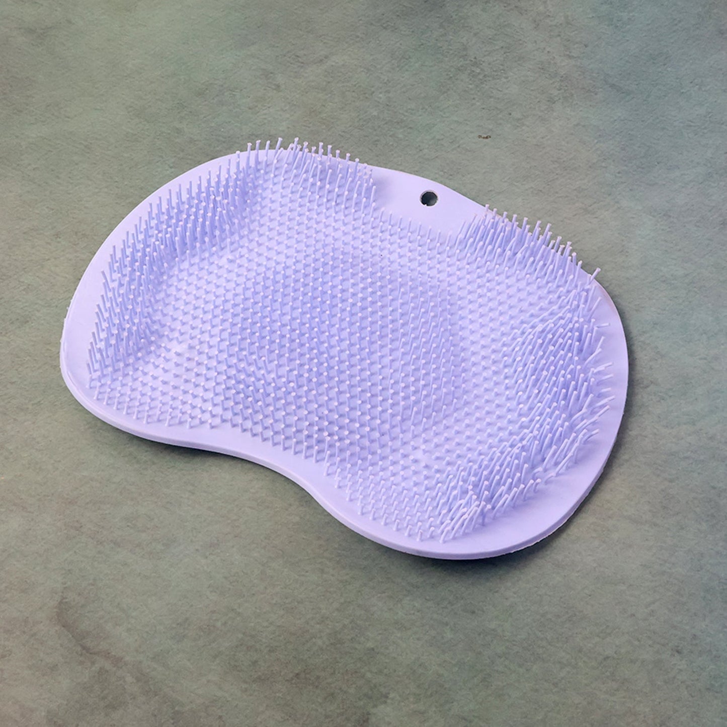 Purple Silicone Bath Massage Cushion â€“ Suction Cup Exfoliating Foot Scrubber & Mat