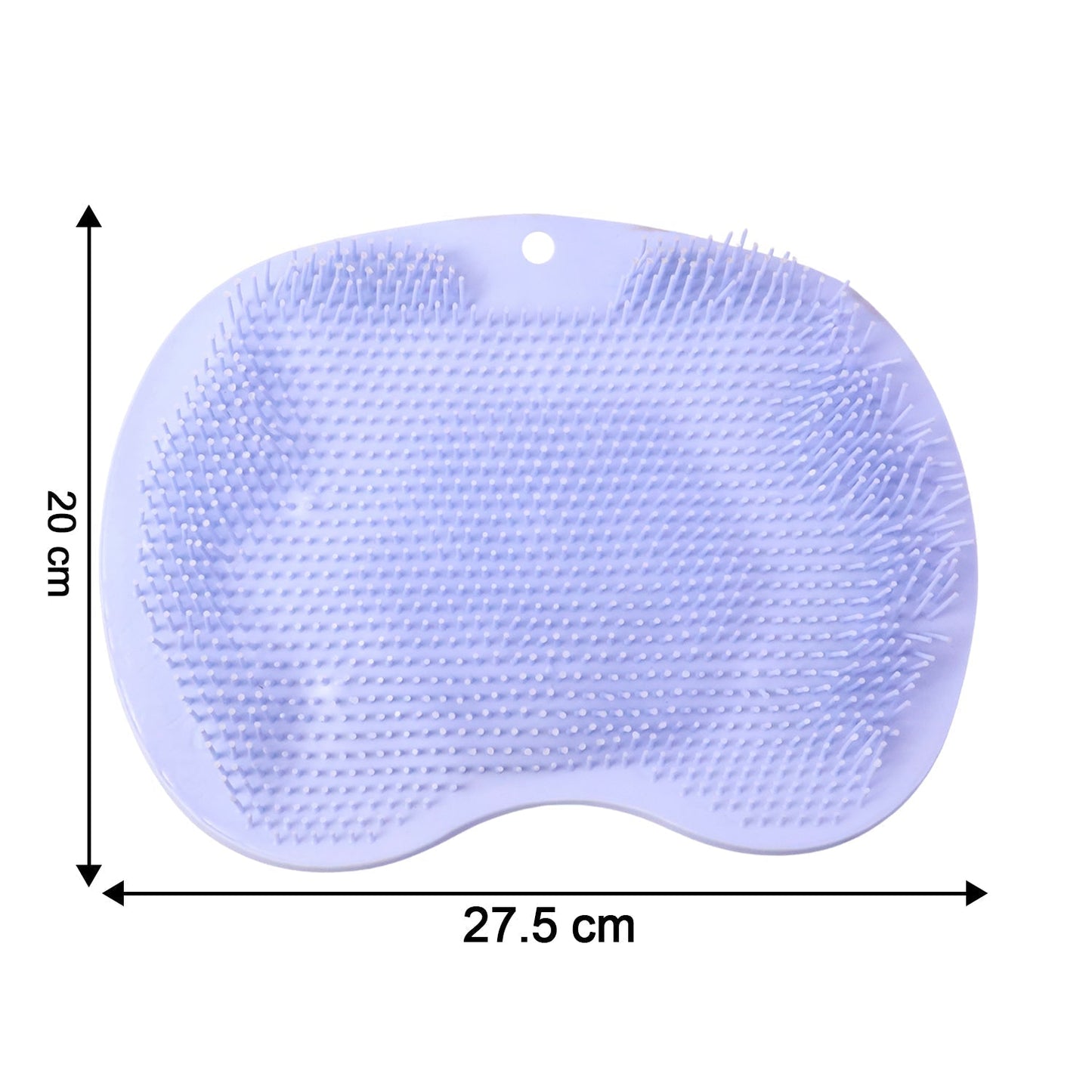 Purple Silicone Bath Massage Cushion â€“ Suction Cup Exfoliating Foot Scrubber & Mat