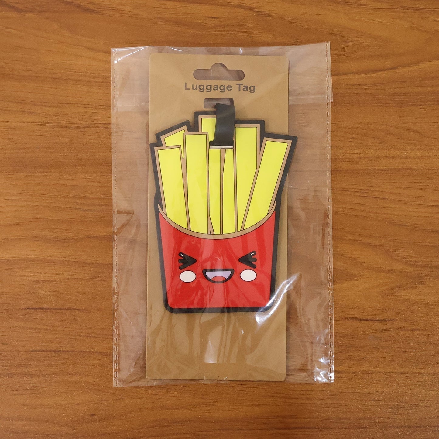 Cute French Fries Design Travel Identification Luggage Bag Tag