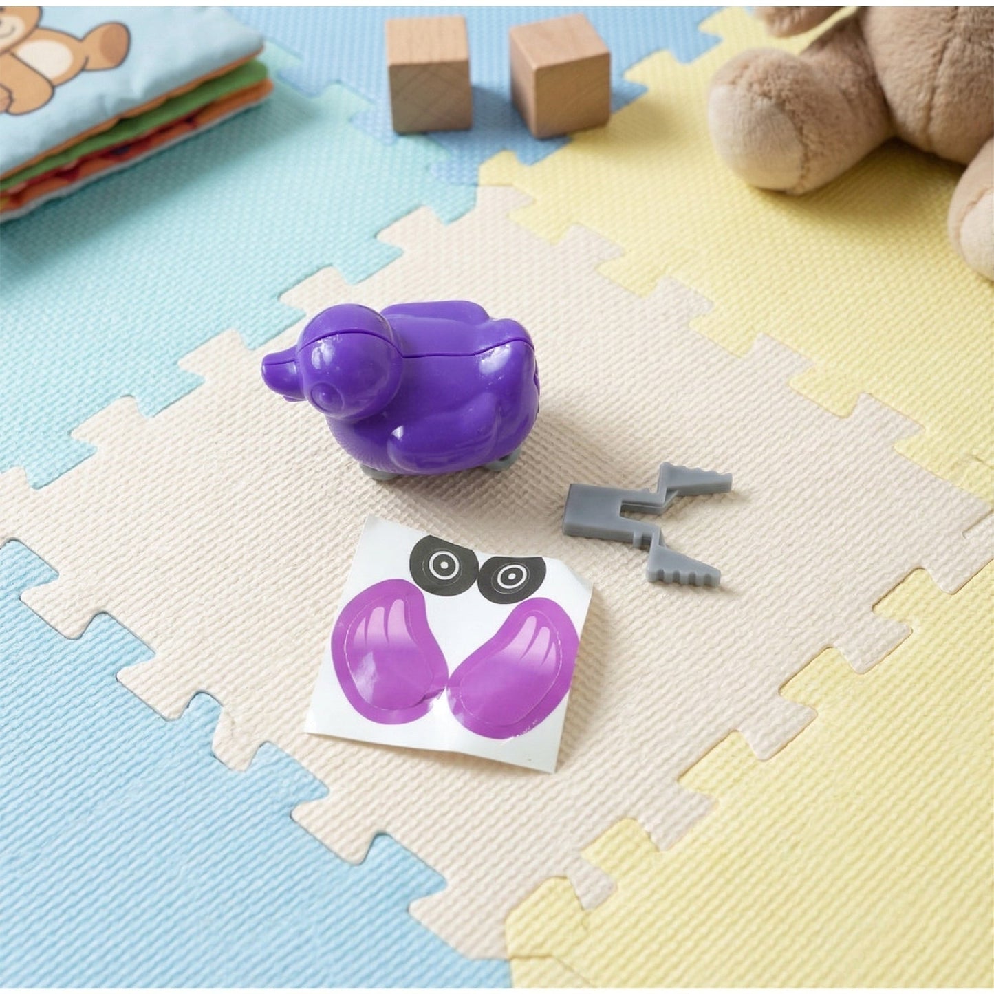 Small push back duck toy, Ejectable spring tail duck, Small DIY duck Toy (30 Pcs Set)