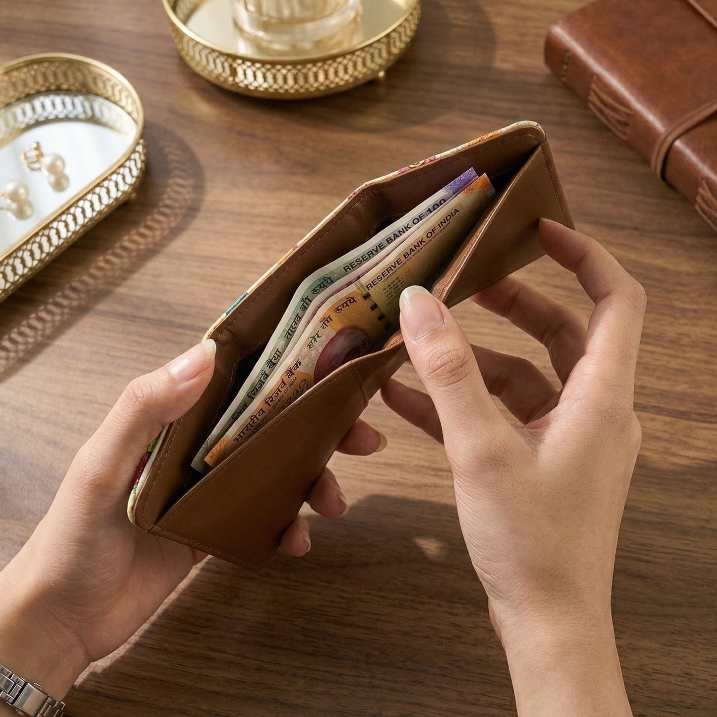 Premium Stylish Compact Foldable Wallet 1 Pc