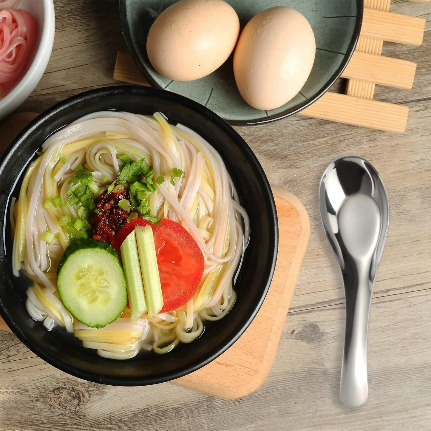 Apex Premium Stainless Steel Soup Spoon Set â€“ 6 Pieces