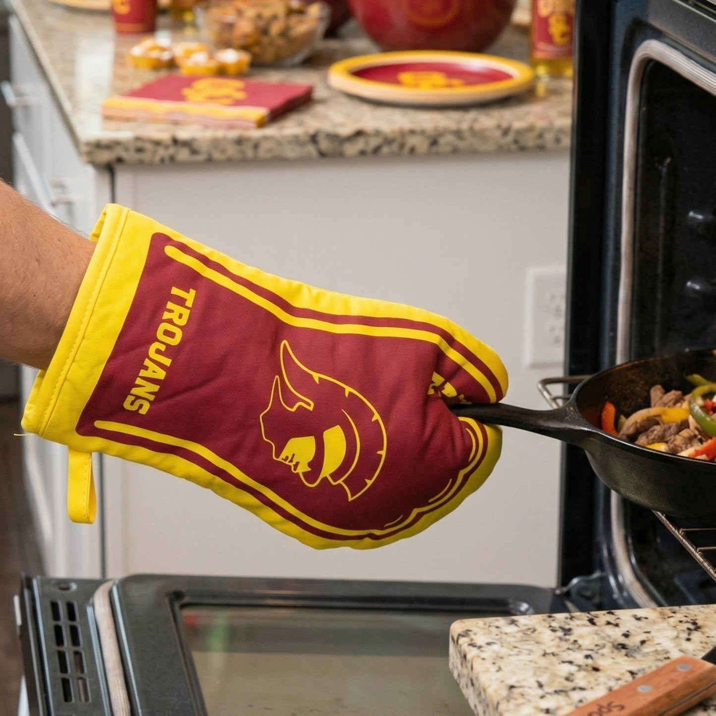 Heat Resistant Oven Mitt Gloves (1 Pc, Right Hand)