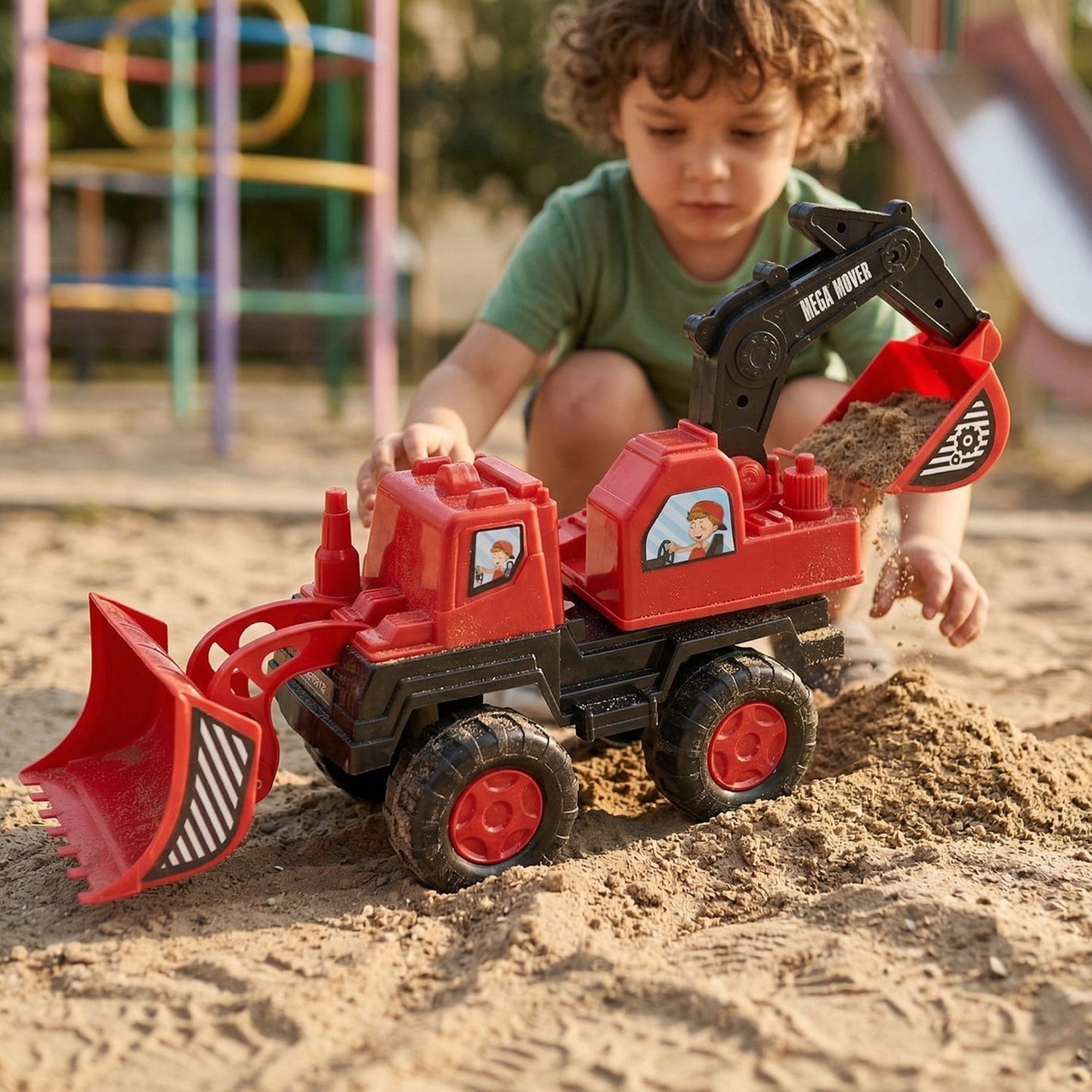 Mega Mover Construction Excavator Toy Truck for Kids 1 Pc