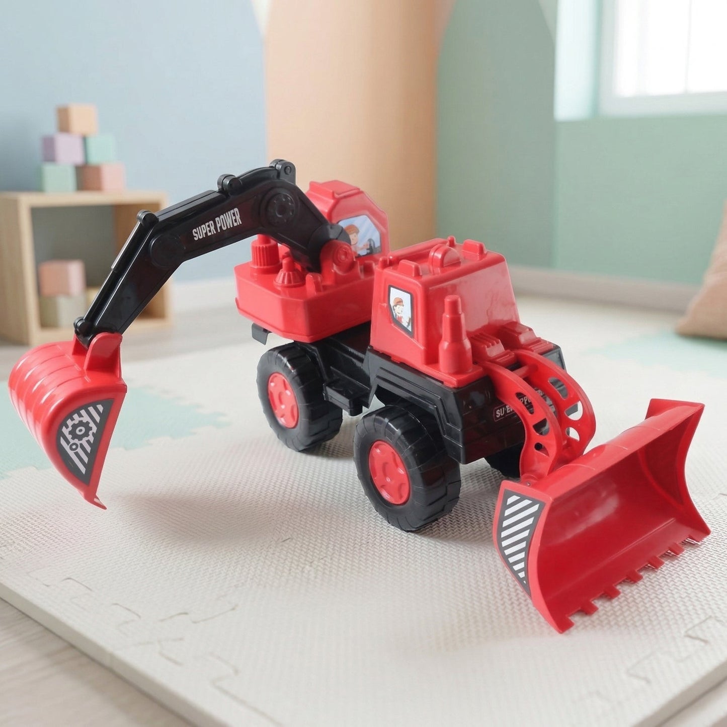 Mega Mover Construction Excavator Toy Truck for Kids 1 Pc