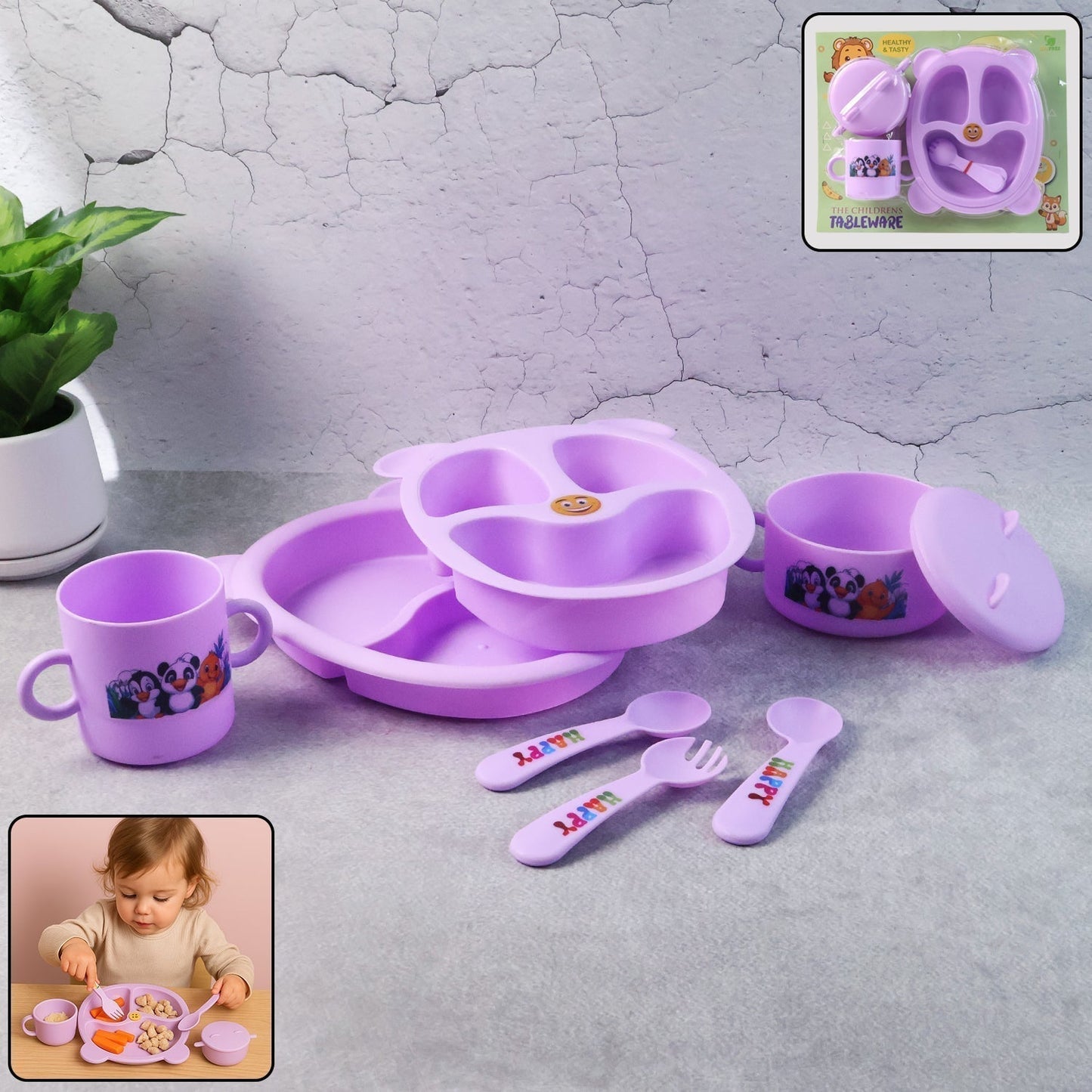 Childrenâ€™s Tableware Dining - (Set)
