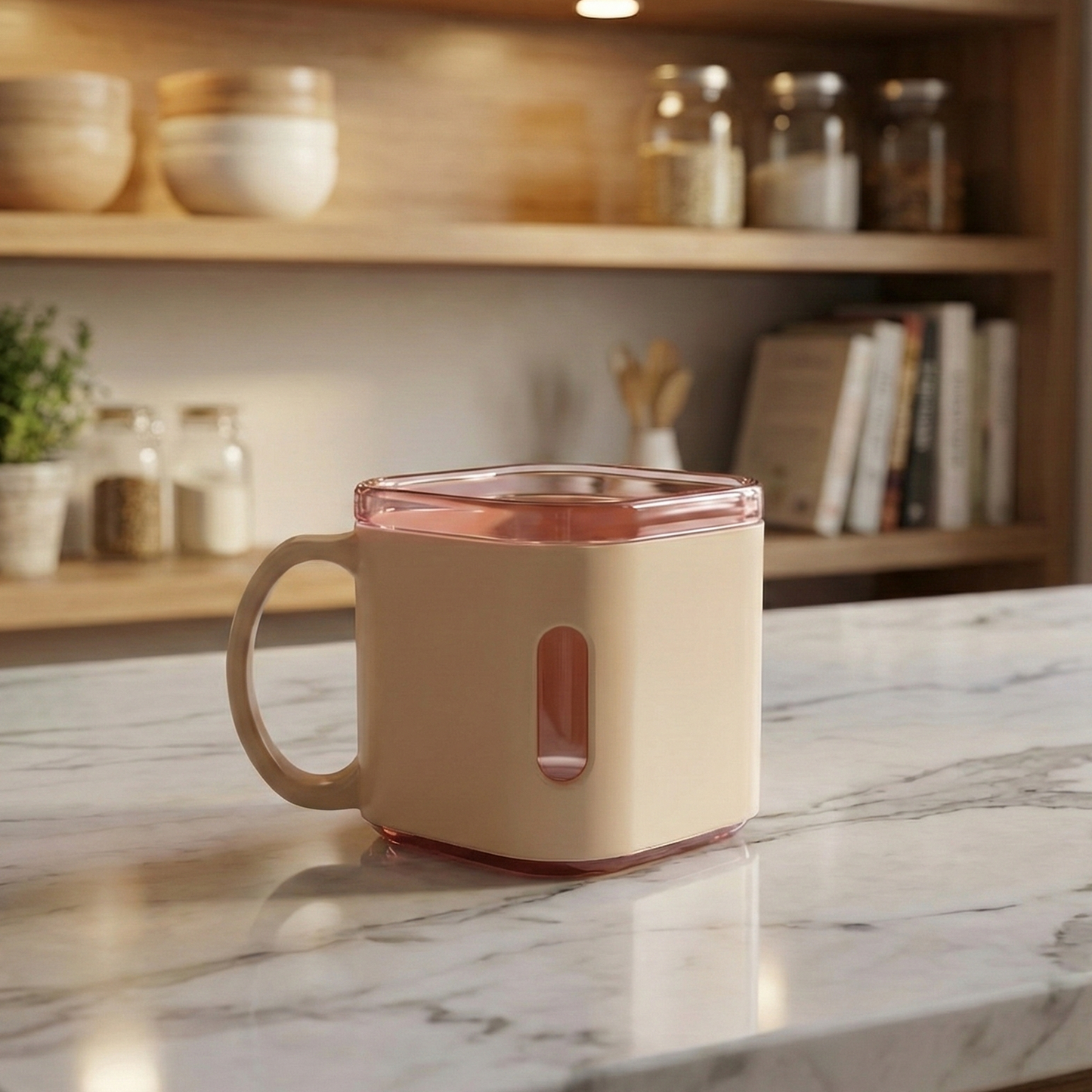 Premium Square Shape Tea Cup Set â€“ 6-Piece (150 ML)