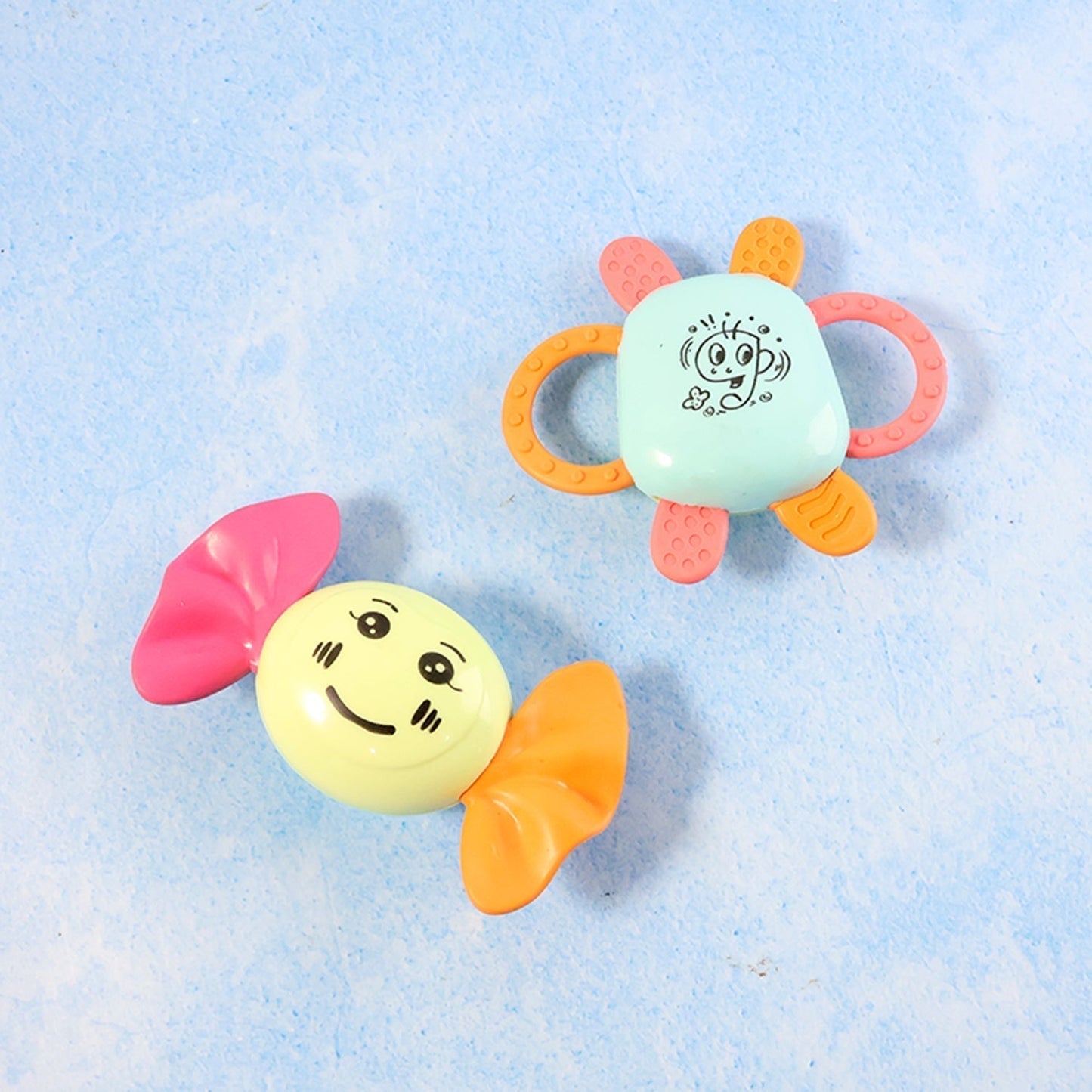 Play Cart Tiny Joys Rattle Toy Set â€“ 6-in-1 Baby Rattles