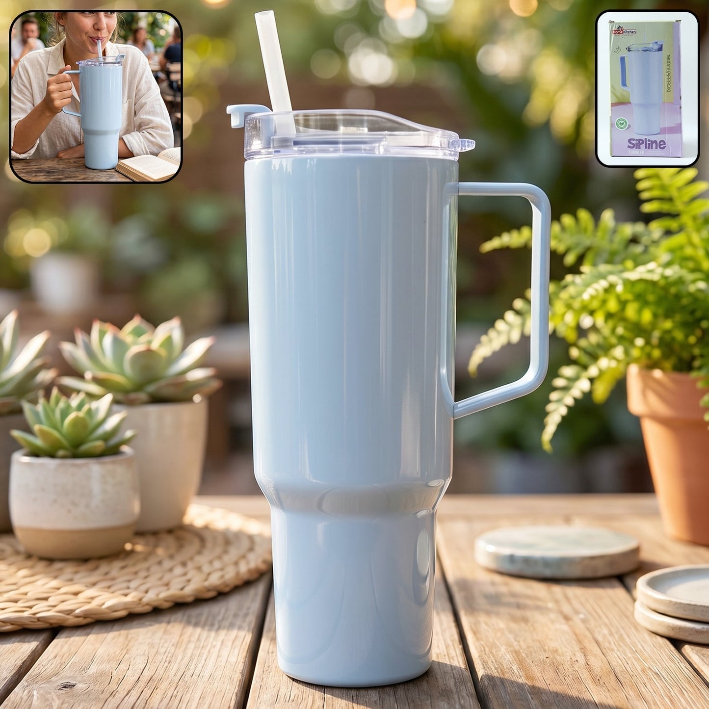 Best 1800ml Travel Sipline Tumbler with Lid & Straw