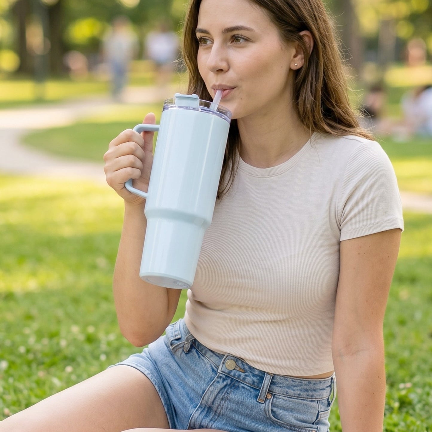 Best 1800ml Travel Sipline Tumbler with Lid & Straw
