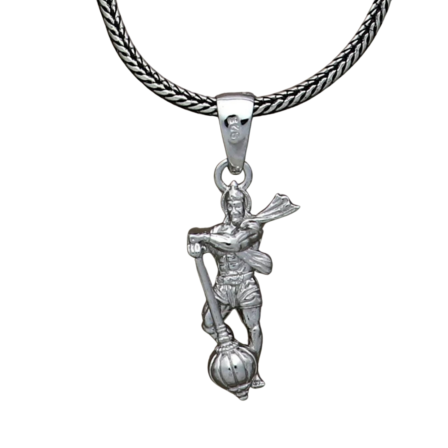 Hanuman Ji Pendant with Gada Religious Jewellery for Men and Women (1 Pc)