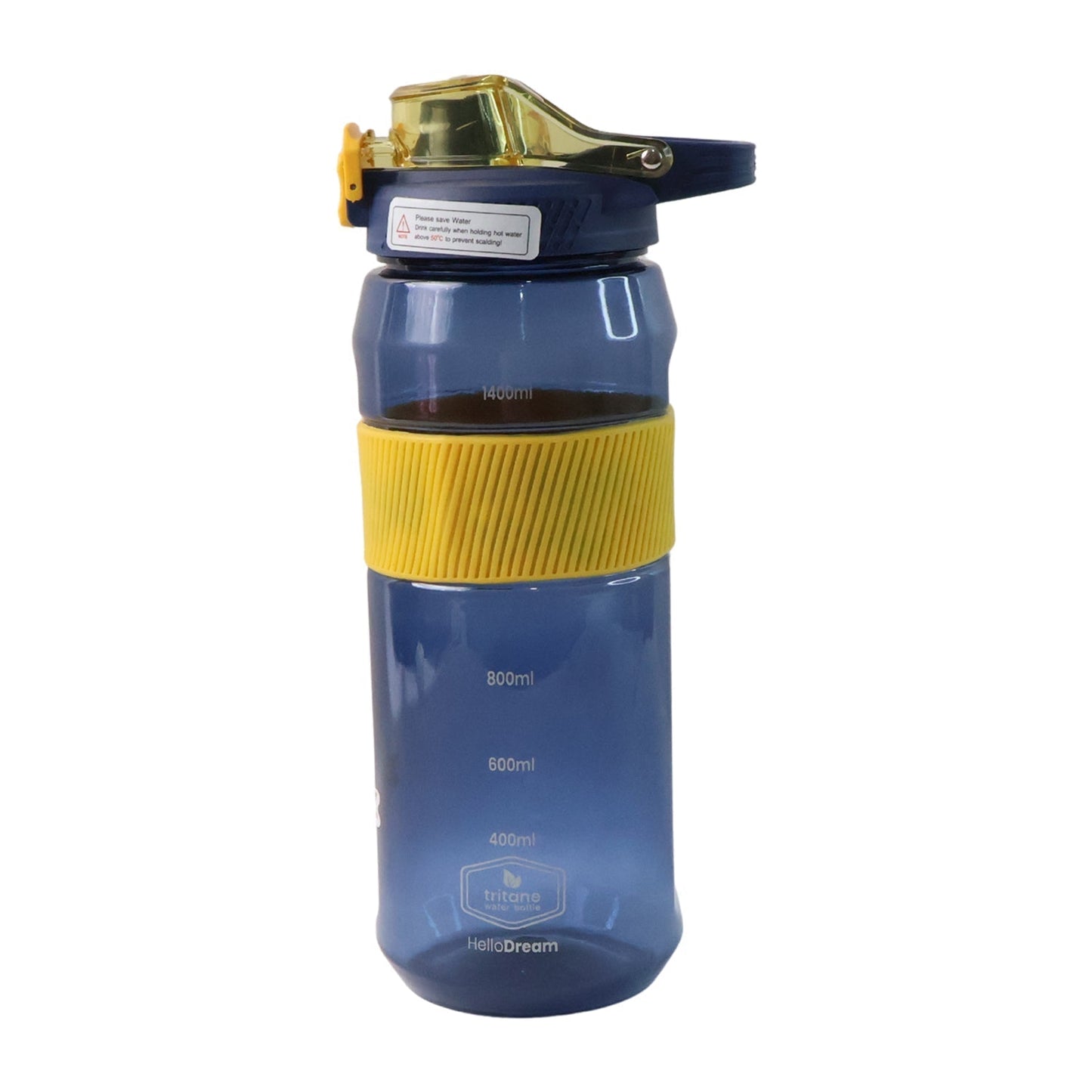 Sports Water Bottle with Flip Lock Lid 1400ml - (1 Pc)