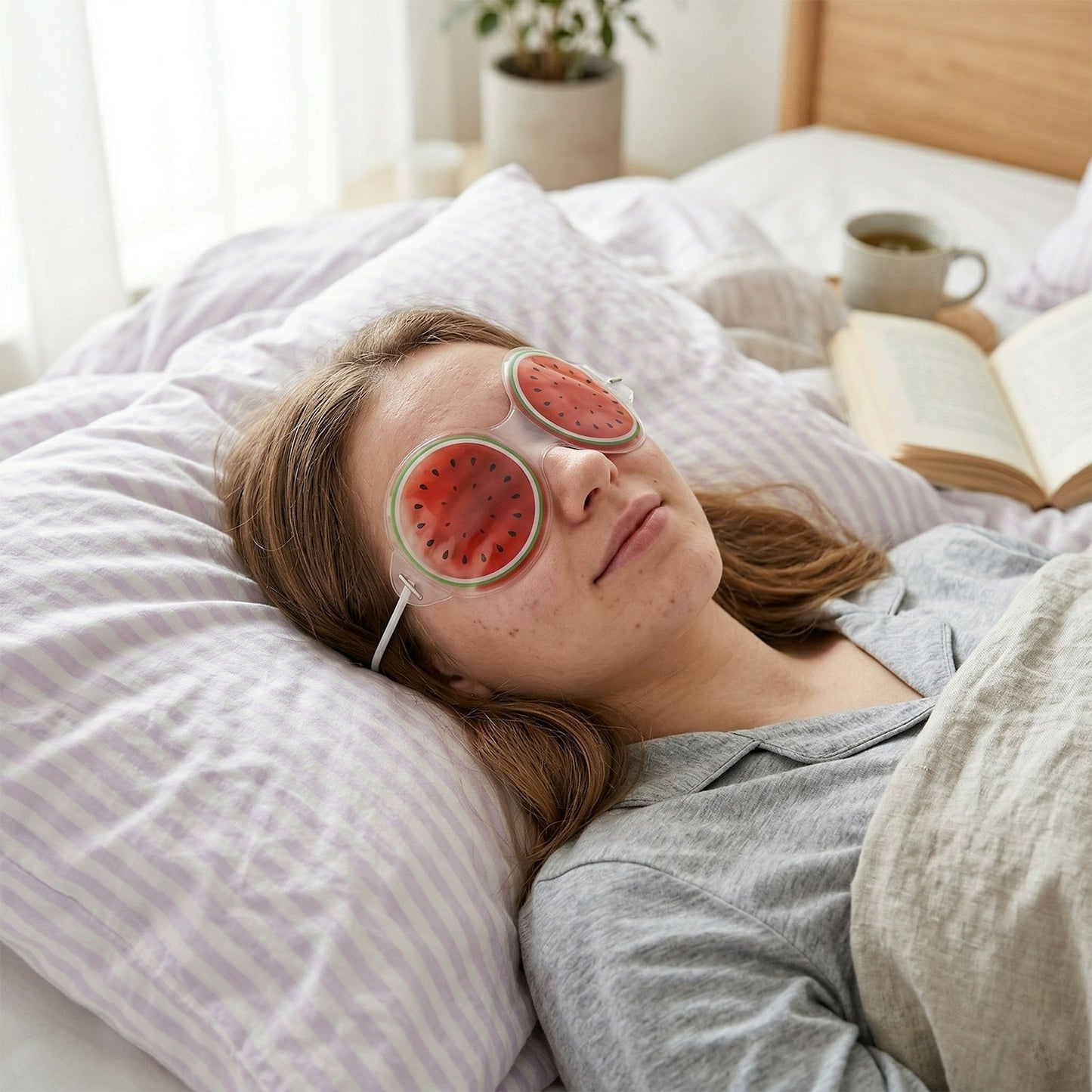 Reusable Eye Cooling Gel Eye Mask (1 Pair, Mix Gel Mask)