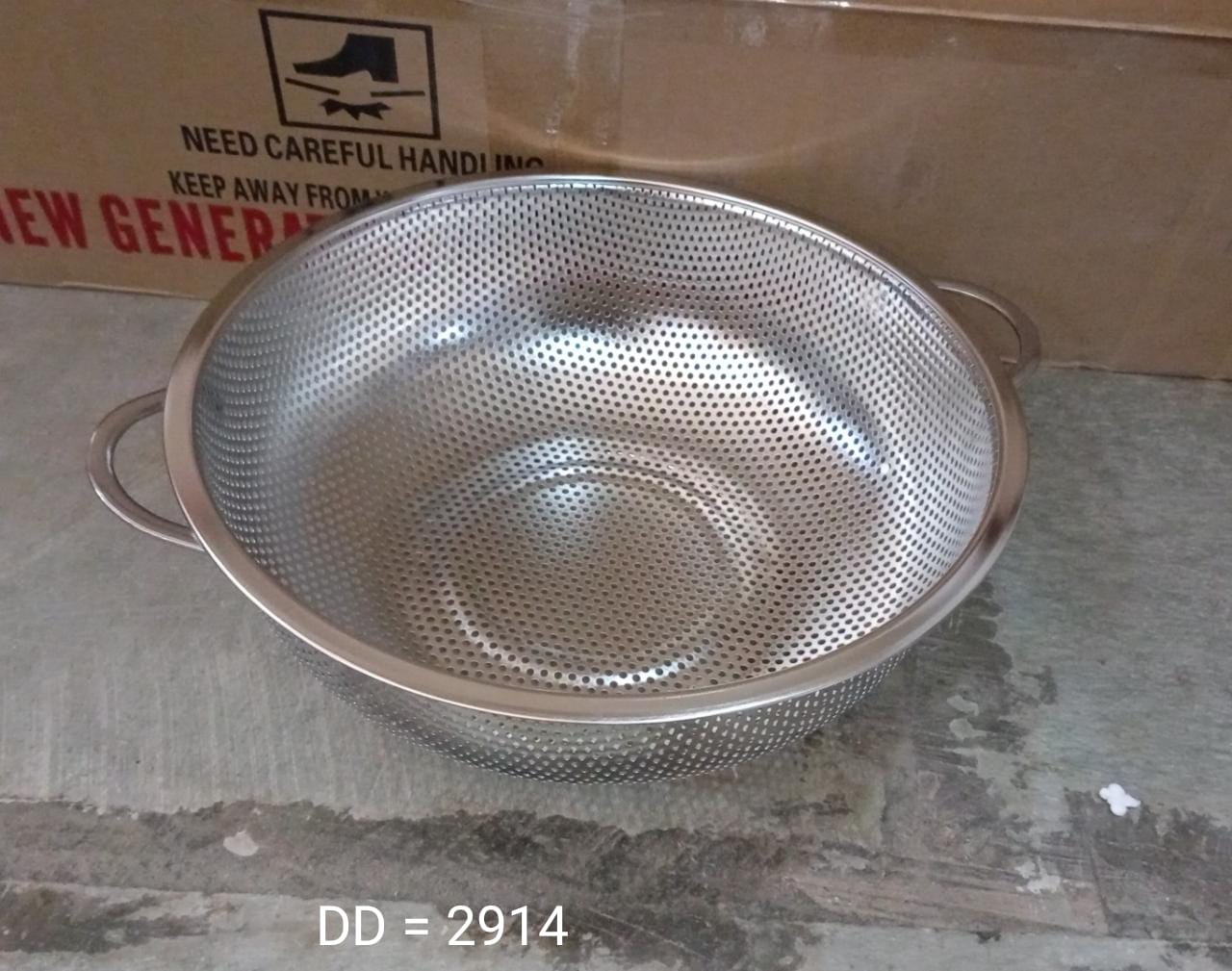 Stainless Steel Rice Vegetables Washing Bowl Strainer Collapsible Strainer.