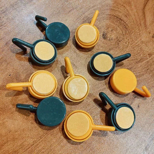 Multi-Use Wall Hanging Hooks Set of 10