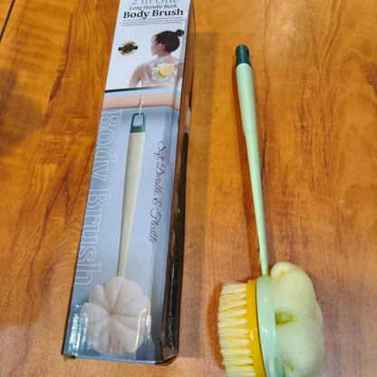 Premium Exfoliating Body Brush | Soft Bristle Bath & Shower Scrubber