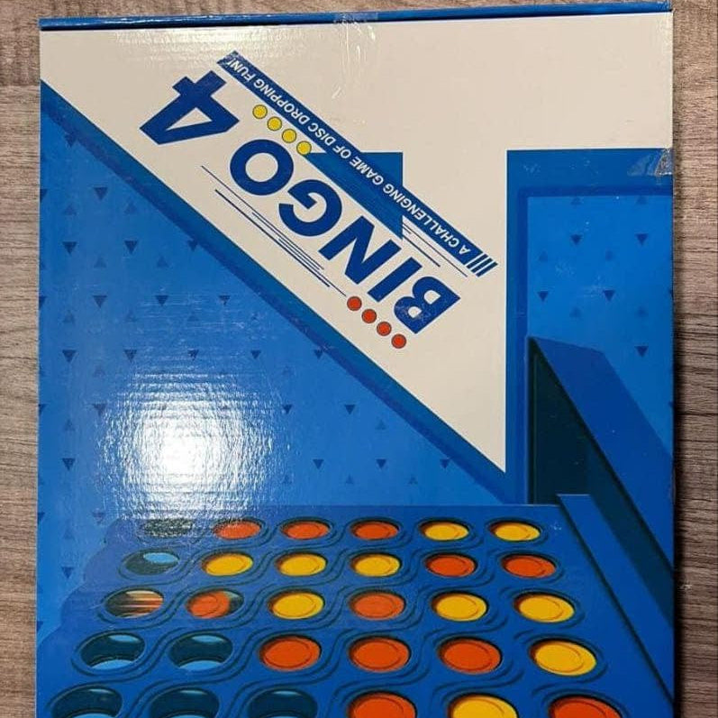 BINGO4 Disc Dropping Game (1 PCS) – Fun Strategy Board Game for Kids & Family
