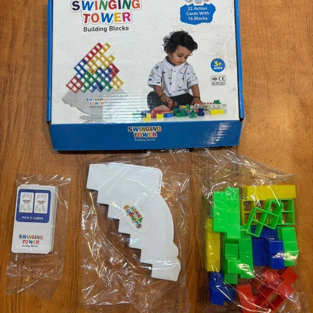 Kids & Family Balancing Tower Block Game