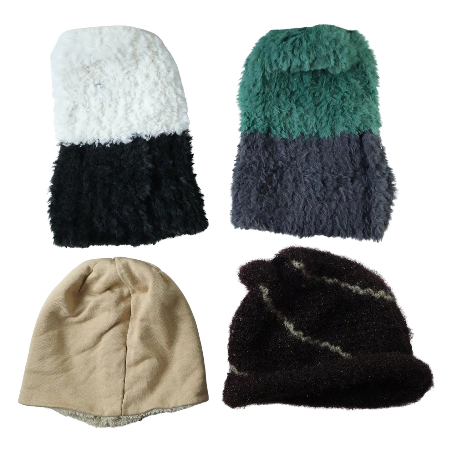 Winter Warm Woolen Beanie Cap for Men & Women (1 Pc, Mix Desin)